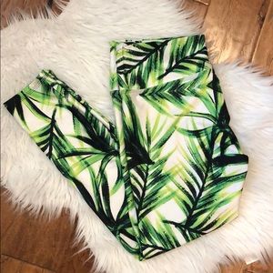 Green Leaf Leggings - Matching Mommy and Me Set